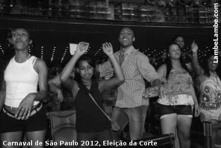 LambeLambe.com - Carnaval de So Paulo 2012, Eleio da Corte