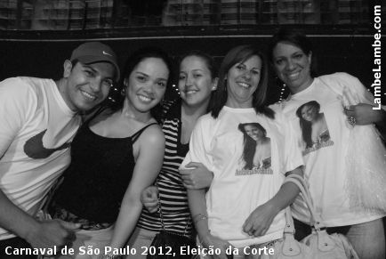 LambeLambe.com - Carnaval de So Paulo 2012, Eleio da Corte