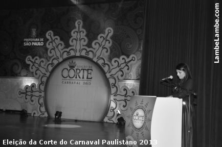 LambeLambe.com - Eleio da Corte do Carnaval Paulistano 2013