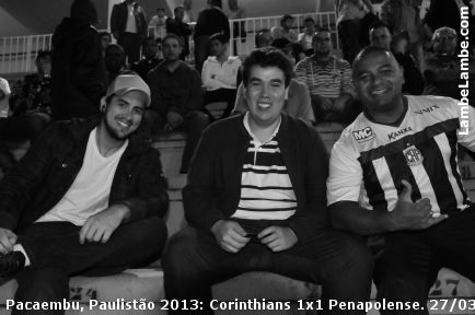 LambeLambe.com - Campeonato Paulista 2013, Corinthians 1x1 Penapolense