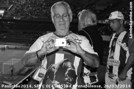 LambeLambe.com - Campeonato Paulista de Futebol 2014, So Paulo 0(4)x(5)0 CAPenapolense