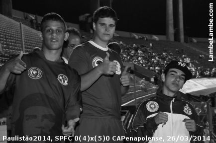 LambeLambe.com - Campeonato Paulista de Futebol 2014, So Paulo 0(4)x(5)0 CAPenapolense