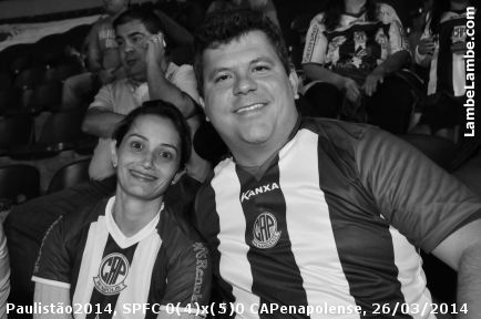 LambeLambe.com - Campeonato Paulista de Futebol 2014, So Paulo 0(4)x(5)0 CAPenapolense