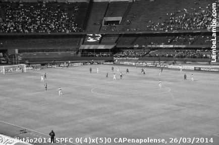 LambeLambe.com - Campeonato Paulista de Futebol 2014, So Paulo 0(4)x(5)0 CAPenapolense