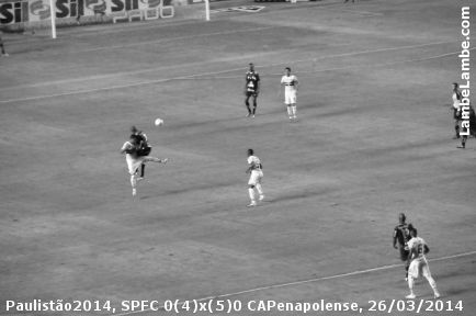 LambeLambe.com - Campeonato Paulista de Futebol 2014, So Paulo 0(4)x(5)0 CAPenapolense