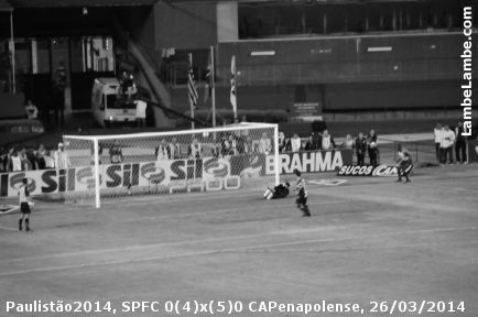 LambeLambe.com - Campeonato Paulista de Futebol 2014, So Paulo 0(4)x(5)0 CAPenapolense